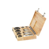 12 Piece 1/8-1'' NPT Taper Pipe Tap & Hex Die Set