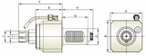 Axial Live ER Tapping Tool Holder VDI40 DIN 5480 THB-A15-40B Sauter Original Clutch - Cnc Tool Solutions