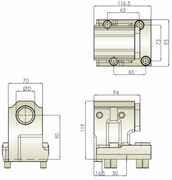BMT60 Boring Bar Tool Holder for Okuma Hold Well