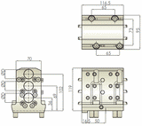 BMT60 3 Position Boring Bar Tool Holder CD2 - Okuma THL-KB2-T5-6025.436 - Cnc Tool Solutions