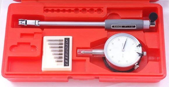 0.7-1.5'' Dial Bore Gage Set