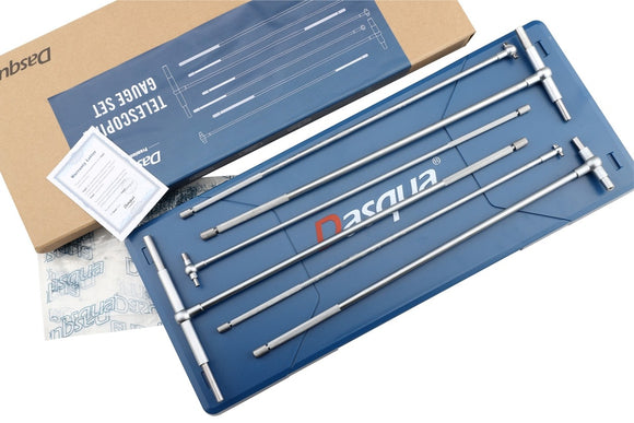 Dasqua 6 Piece 12'' Long 5/16 To 6'' Telescoping Gage Set