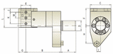 DIAGRAM OF Boring Bar Tool Holder T1 - Mazak THL-MQT-T1-4038.1140