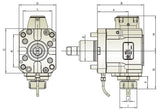 Radial BMT60 Live Tool Holder - Mori Seiki THM-B05.90-60GI Internal Coolant - Cnc Tool Solutions